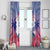 Haiti Independence Day Window Curtain Neg Maron Polynesian Style LT05 - Wonder Print Shop