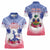 Personalised Haiti Independence Day Women Polo Shirt Neg Maron Polynesian Style LT05 - Wonder Print Shop