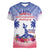 Personalised Haiti Independence Day Women V-Neck T-Shirt Neg Maron Polynesian Style LT05 - Wonder Print Shop