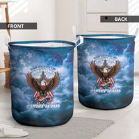 250 Years Of Freedom Laundry Basket American Patriotic 1776 To 2026 Majestic Bald Eagle - Wonder Print Shop