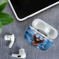 250 Years Of Freedom AirPods Case American Patriotic 1776 To 2026 Majestic Bald Eagle - Wonder Print Shop