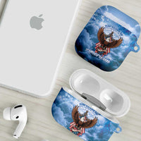 250 Years Of Freedom AirPods Case American Patriotic 1776 To 2026 Majestic Bald Eagle - Wonder Print Shop