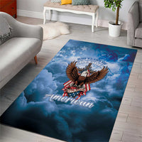 250 Years Of Freedom Area Rug American Patriotic 1776 To 2026 Majestic Bald Eagle - Wonder Print Shop