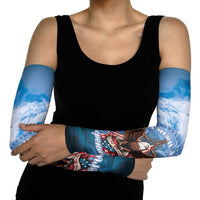 250 Years Of Freedom Arm Sleeves American Patriotic 1776 To 2026 Majestic Bald Eagle - Wonder Print Shop