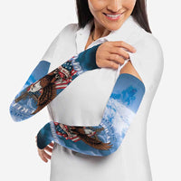 250 Years Of Freedom Arm Sleeves American Patriotic 1776 To 2026 Majestic Bald Eagle - Wonder Print Shop