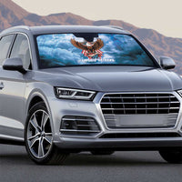 250 Years Of Freedom Auto Sun Shade American Patriotic 1776 To 2026 Majestic Bald Eagle - Wonder Print Shop