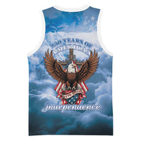 250 Years Of Freedom Basketball Jersey American Patriotic 1776 To 2026 Majestic Bald Eagle - Wonder Print Shop