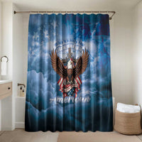 250 Years Of Freedom Bathroom Set American Patriotic 1776 To 2026 Majestic Bald Eagle - Wonder Print Shop
