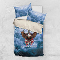 250 Years Of Freedom Bedding Set American Patriotic 1776 To 2026 Majestic Bald Eagle - Wonder Print Shop