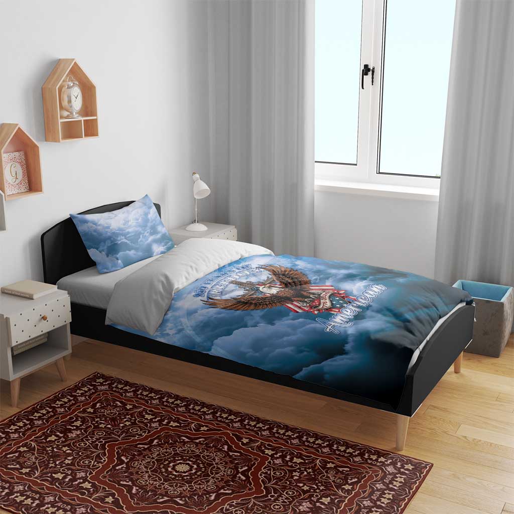 250 Years Of Freedom Bedding Set American Patriotic 1776 To 2026 Majestic Bald Eagle - Wonder Print Shop