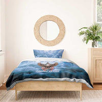 250 Years Of Freedom Bedding Set American Patriotic 1776 To 2026 Majestic Bald Eagle - Wonder Print Shop