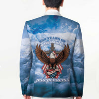 250 Years Of Freedom Blazer American Patriotic 1776 To 2026 Majestic Bald Eagle - Wonder Print Shop