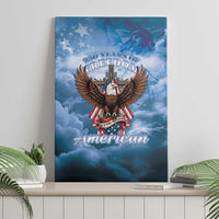250 Years Of Freedom Canvas Wall Art American Patriotic 1776 To 2026 Majestic Bald Eagle - Wonder Print Shop