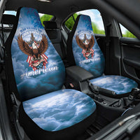 250 Years Of Freedom Car Seat Cover American Patriotic 1776 To 2026 Majestic Bald Eagle - Wonder Print Shop