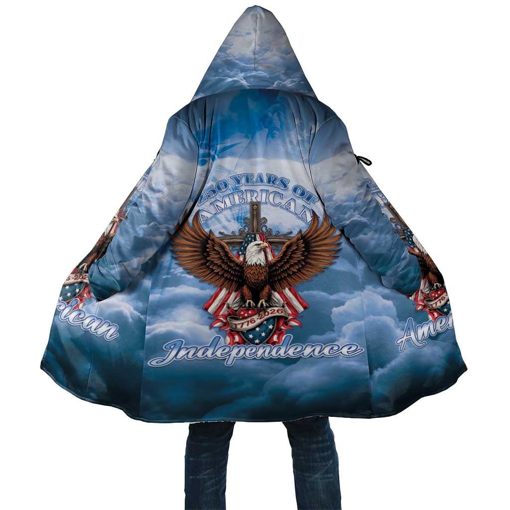 250 Years Of Freedom Cloak American Patriotic 1776 To 2026 Majestic Bald Eagle - Wonder Print Shop