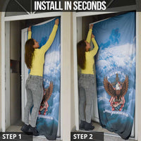250 Years Of Freedom Door Cover American Patriotic 1776 To 2026 Majestic Bald Eagle - Wonder Print Shop