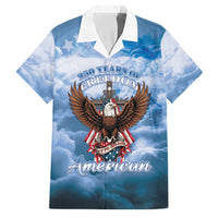 250 Years Of Freedom Family Matching Puletasi and Hawaiian Shirt American Patriotic 1776 To 2026 Majestic Bald Eagle - Wonder Print Shop