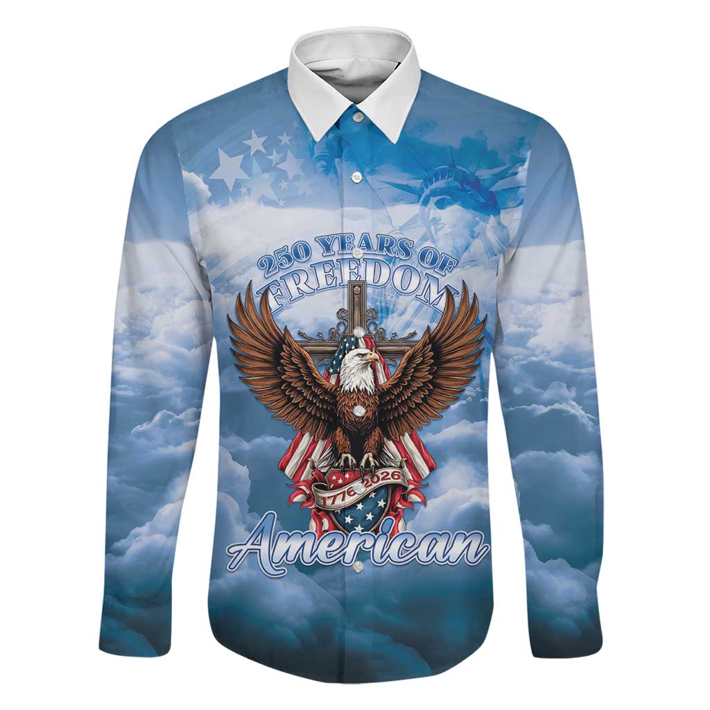 250 Years Of Freedom Family Matching Puletasi and Hawaiian Shirt American Patriotic 1776 To 2026 Majestic Bald Eagle - Wonder Print Shop