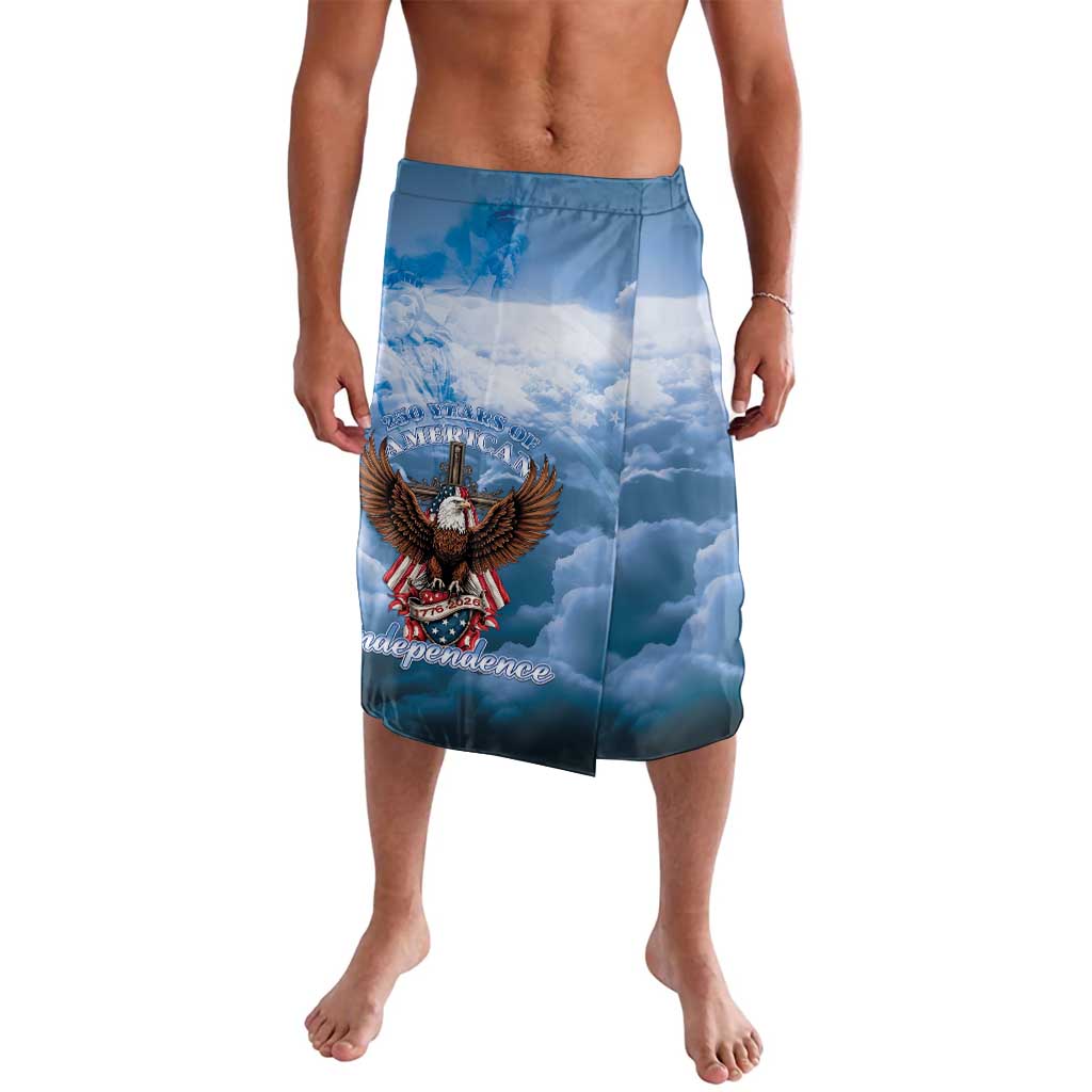 250 Years Of Freedom Lavalava American Patriotic 1776 To 2026 Majestic Bald Eagle - Wonder Print Shop