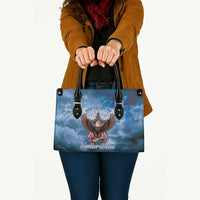 250 Years Of Freedom Leather Bag American Patriotic 1776 To 2026 Majestic Bald Eagle - Wonder Print Shop