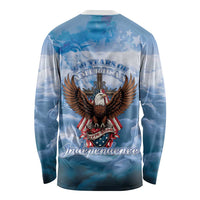 250 Years Of Freedom Long Sleeve Shirt American Patriotic 1776 To 2026 Majestic Bald Eagle - Wonder Print Shop