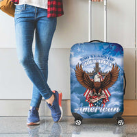 250 Years Of Freedom Luggage Cover American Patriotic 1776 To 2026 Majestic Bald Eagle - Wonder Print Shop