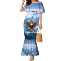 250 Years Of Freedom Mermaid Dress American Patriotic 1776 To 2026 Majestic Bald Eagle - Wonder Print Shop