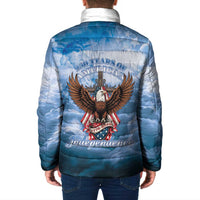 250 Years Of Freedom Padded Jacket American Patriotic 1776 To 2026 Majestic Bald Eagle - Wonder Print Shop