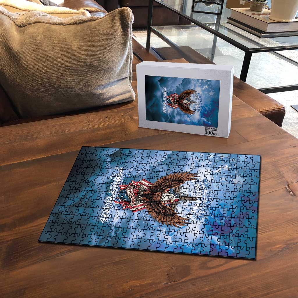 250 Years Of Freedom Puzzle American Patriotic 1776 To 2026 Majestic Bald Eagle - Wonder Print Shop