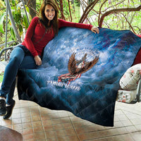 250 Years Of Freedom Quilt American Patriotic 1776 To 2026 Majestic Bald Eagle - Wonder Print Shop