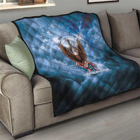 250 Years Of Freedom Quilt American Patriotic 1776 To 2026 Majestic Bald Eagle - Wonder Print Shop