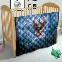 250 Years Of Freedom Quilt American Patriotic 1776 To 2026 Majestic Bald Eagle - Wonder Print Shop