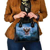 250 Years Of Freedom Shoulder Handbag American Patriotic 1776 To 2026 Majestic Bald Eagle - Wonder Print Shop