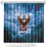 250 Years Of Freedom Shower Curtain American Patriotic 1776 To 2026 Majestic Bald Eagle - Wonder Print Shop
