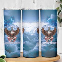 250 Years Of Freedom Skinny Tumbler American Patriotic 1776 To 2026 Majestic Bald Eagle - Wonder Print Shop