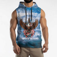 250 Years Of Freedom Sleeveless Hoodie American Patriotic 1776 To 2026 Majestic Bald Eagle - Wonder Print Shop