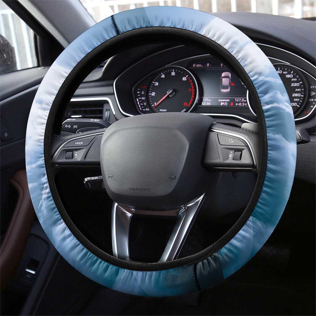 250 Years Of Freedom Steering Wheel Cover American Patriotic 1776 To 2026 Majestic Bald Eagle - Wonder Print Shop