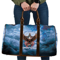 250 Years Of Freedom Travel Bag American Patriotic 1776 To 2026 Majestic Bald Eagle - Wonder Print Shop