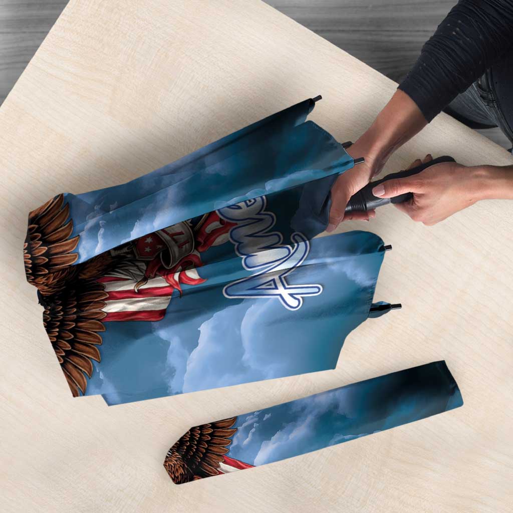 250 Years Of Freedom Umbrella American Patriotic 1776 To 2026 Majestic Bald Eagle - Wonder Print Shop