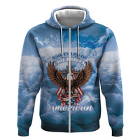 250 Years Of Freedom Zip Hoodie American Patriotic 1776 To 2026 Majestic Bald Eagle - Wonder Print Shop