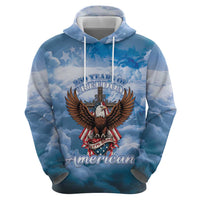 250 Years Of Freedom Zip Hoodie American Patriotic 1776 To 2026 Majestic Bald Eagle - Wonder Print Shop