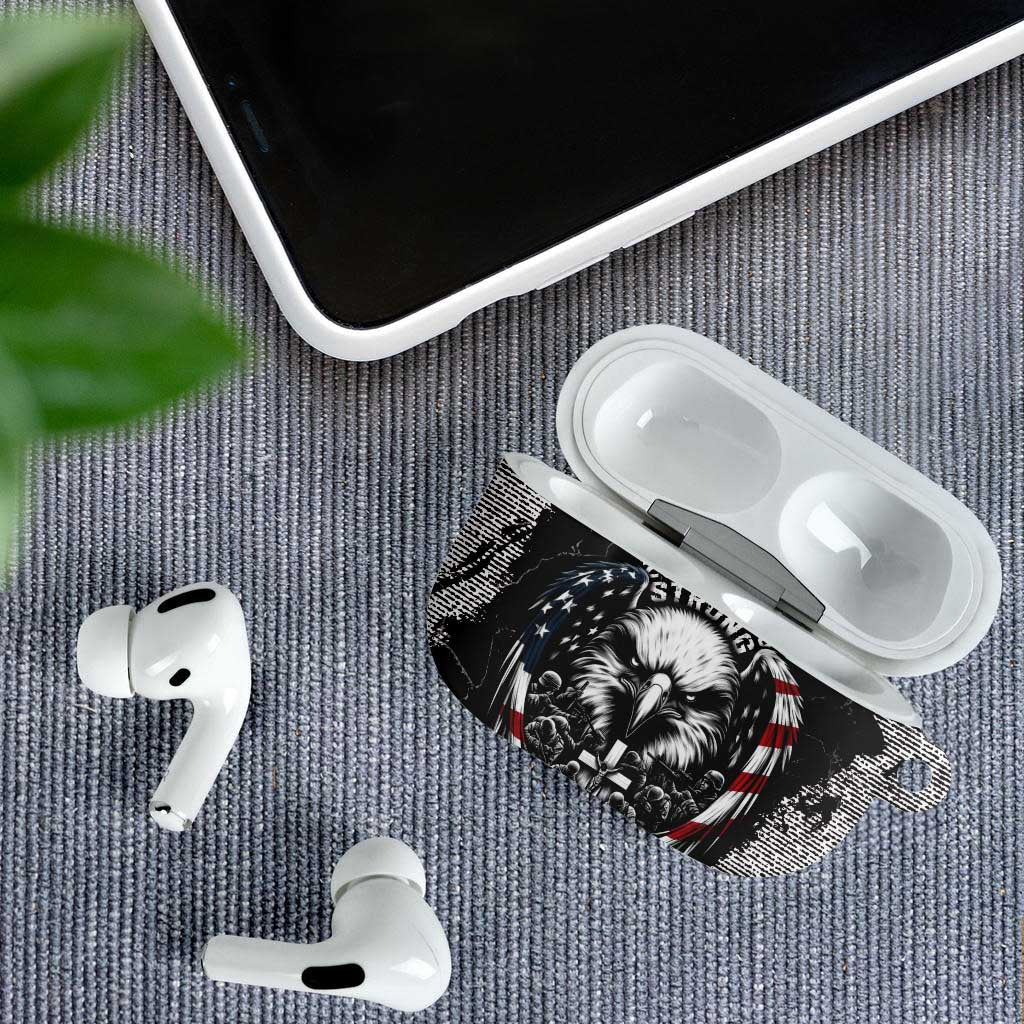 USA 250 Years Strong AirPods Case 4th Of July 2026 Semiquincentennial - Wonder Print Shop