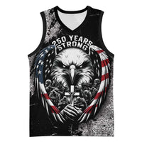 Personalized USA 250 Years Strong Basketball Jersey 4th Of July 2026 Semiquincentennial - Wonder Print Shop