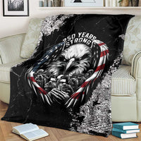 USA 250 Years Strong Blanket 4th Of July 2026 Semiquincentennial - Wonder Print Shop