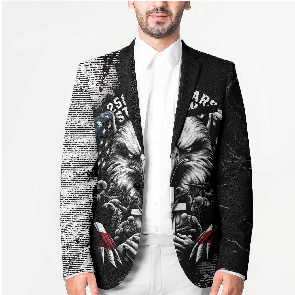Personalized USA 250 Years Strong Blazer 4th Of July 2026 Semiquincentennial - Wonder Print Shop