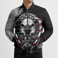 Personalized USA 250 Years Strong Bomber Puffer Jacket 4th Of July 2026 Semiquincentennial - Wonder Print Shop