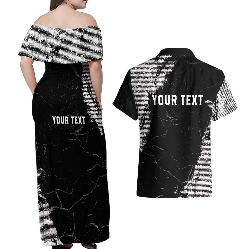 Personalized USA 250 Years Strong Couples Matching Off Shoulder Maxi Dress and Hawaiian Shirt 4th Of July 2026 Semiquincentennial - Wonder Print Shop