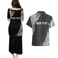 Personalized USA 250 Years Strong Couples Matching Puletasi and Hawaiian Shirt 4th Of July 2026 Semiquincentennial - Wonder Print Shop