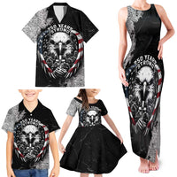 Personalized USA 250 Years Strong Family Matching Tank Maxi Dress and Hawaiian Shirt 4th Of July 2026 Semiquincentennial - Wonder Print Shop