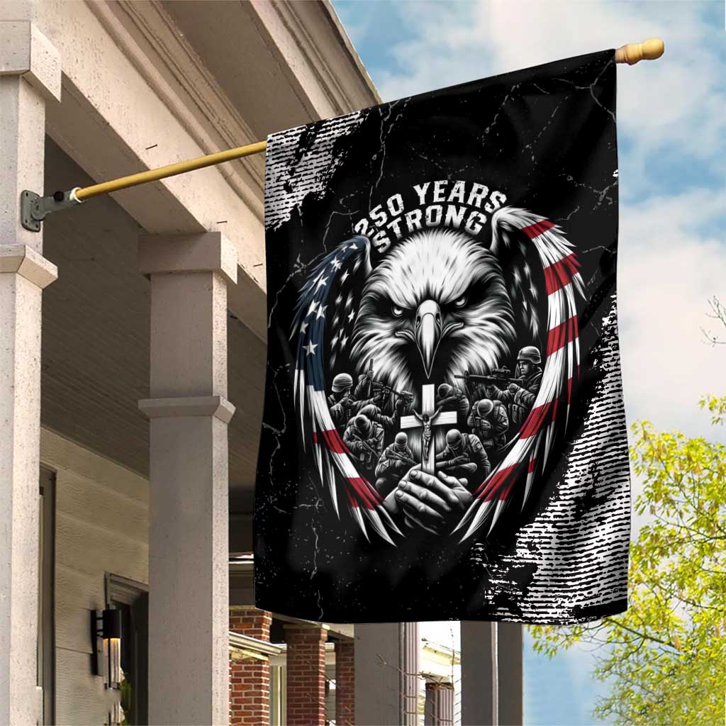 USA 250 Years Strong Garden Flag 4th Of July 2026 Semiquincentennial - Wonder Print Shop